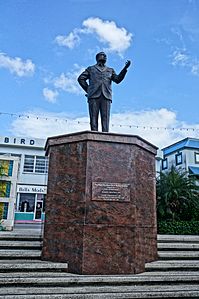 Statue of Errol W. Barrow. Bridgetown, Barbados