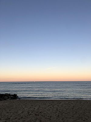 Sunset at Newbury Beach