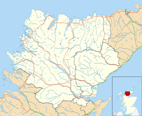 A' Mhòine is located in Sutherland