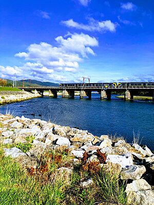 Te Awa Kairangi Hutt River Looking downstream