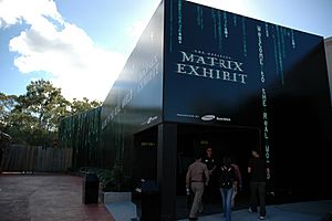 The Official Matrix Exhibit entrance