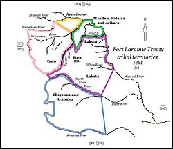 Treaty of Fort Laramie (1851), the Indian territories