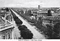 Viale Duca d'Aosta a Busto Arsizio negli anni 1940