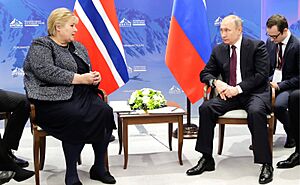 Vladimir Putin and Erna Solberg (2019-04-09) 02