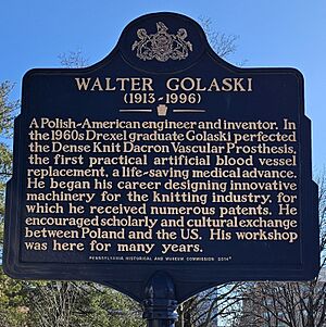 Walter Golaski Pennsylvania state historical marker