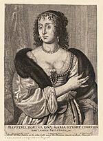 Wenceslas Hollar - Countess of Portland (State 1)