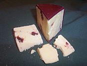 Wensleydale with Cranberries cheese