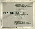 Zakojca Cerkno Slovenia - Bevk home plaque