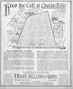 "Heed the Call of Cheviot Hills" Los Angeles Evening Express, November 17, 1923