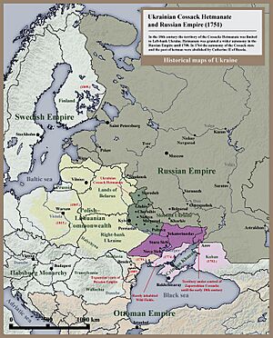 007 Ukrainian Cossack Hetmanate and Russian Empire 1751