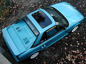 1986 Toyota MR2 in Light Blue Metallic