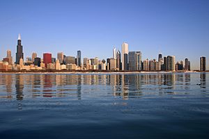 Skyline of the Loop from Lake Michigan