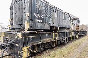 2024-01-27 NYC Rail Crane at the National New York Central Railroad Museum - 02