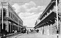 A central street in Camaguey in 1889, Cuba