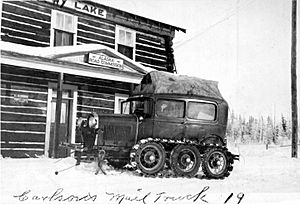 AlaskaHighway mail truck