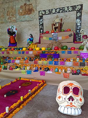 Altar de Día de Muertos en Actopan, Hidalgo, México (2018). 04