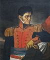 Antonio López de Santa Anna, siglo XIX, óleo sobre tela