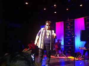 Bappi Lahiri performing in a function