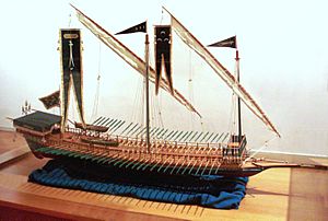 Barbarossa galley in France 1543