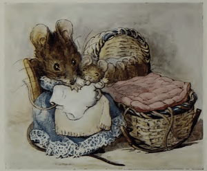 Beatrix Potter, Two Bad Mice, Hunca Munca babies