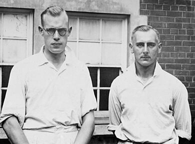 Bill Bowes and Hedley Verity 1932