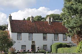 Bishop Leighton's house, Culross, garden (east) frontage