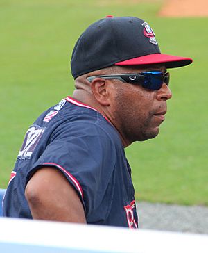 Bobby Moore (outfielder), May 2018 1.jpg