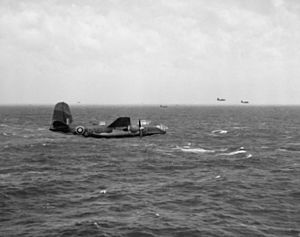 Boston IIIs 88 Sqn RAF over North Sea c1942