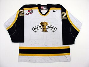 Brandon Wheat Kings Jersey front