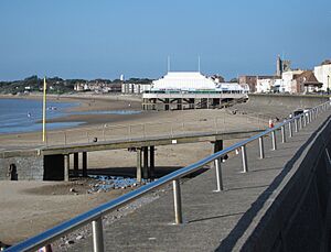 Burnham-on-Sea beach, Somerset, England arp