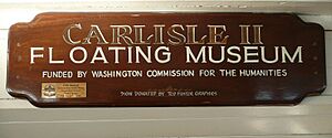 Carlisle II Floating Museum Signboard