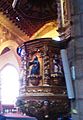 Catedral de Quito - detalle del púlpito