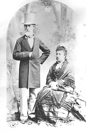 Charles Reed Bishop and Bernice Pauahi Bishop in San Francisco, Kamehameha Schools Archives