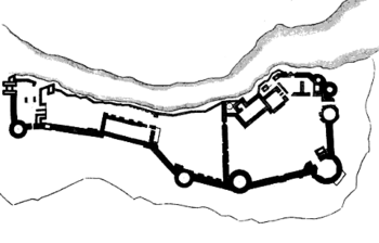 Chepstow Castle 1825 plan
