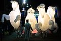 Chevaux d'air et de lumière, grande parade du carnaval, Kourou, Guyane Française