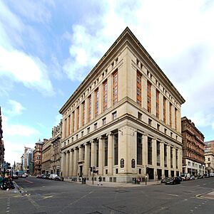 Composite view of the Union Bank of Scotland building, Glasgow
