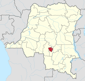 Location of Kasaï-Oriental