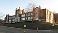 Dennison High School at dawn
