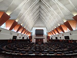 Dewan Rakyat, Parliament of Malaysia (symmetrical composition).jpg