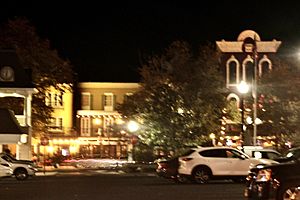 Downtown Freehold Boro at night