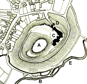 Dunster Castle map