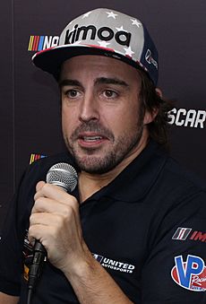 Fernando Alonso NASCAR Media Tour 2018