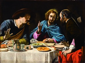 Filippo Tarchiani, la cena di emmaus, los angeles