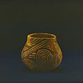 Finds at the Middle Tripolye settlement of Branzeni IV (the lower layer), Edinet District painted bomb-like goblet. (49537840277)