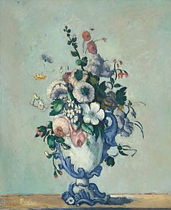 Flowers in a Rococo Vase A24470