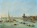 Francesco Guardi - Venice - The Dogana with the Giudecca - WGA10870