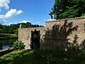 Garden wall, Gawsworth Old Hall