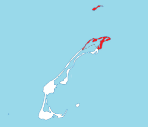 Location within Les Îles-de-la-Madeleine TE.