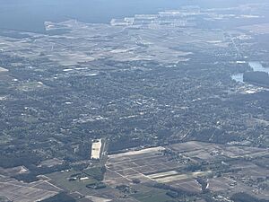 Hammonton NJ from airplane