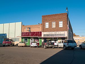 Business district of Harvey